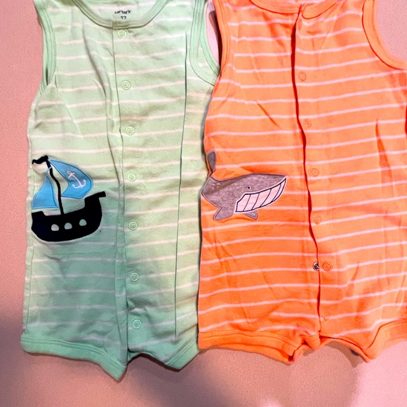 Carters Boys 12 months bodysuits (7 pieces) EUC - Picture 4 of 4